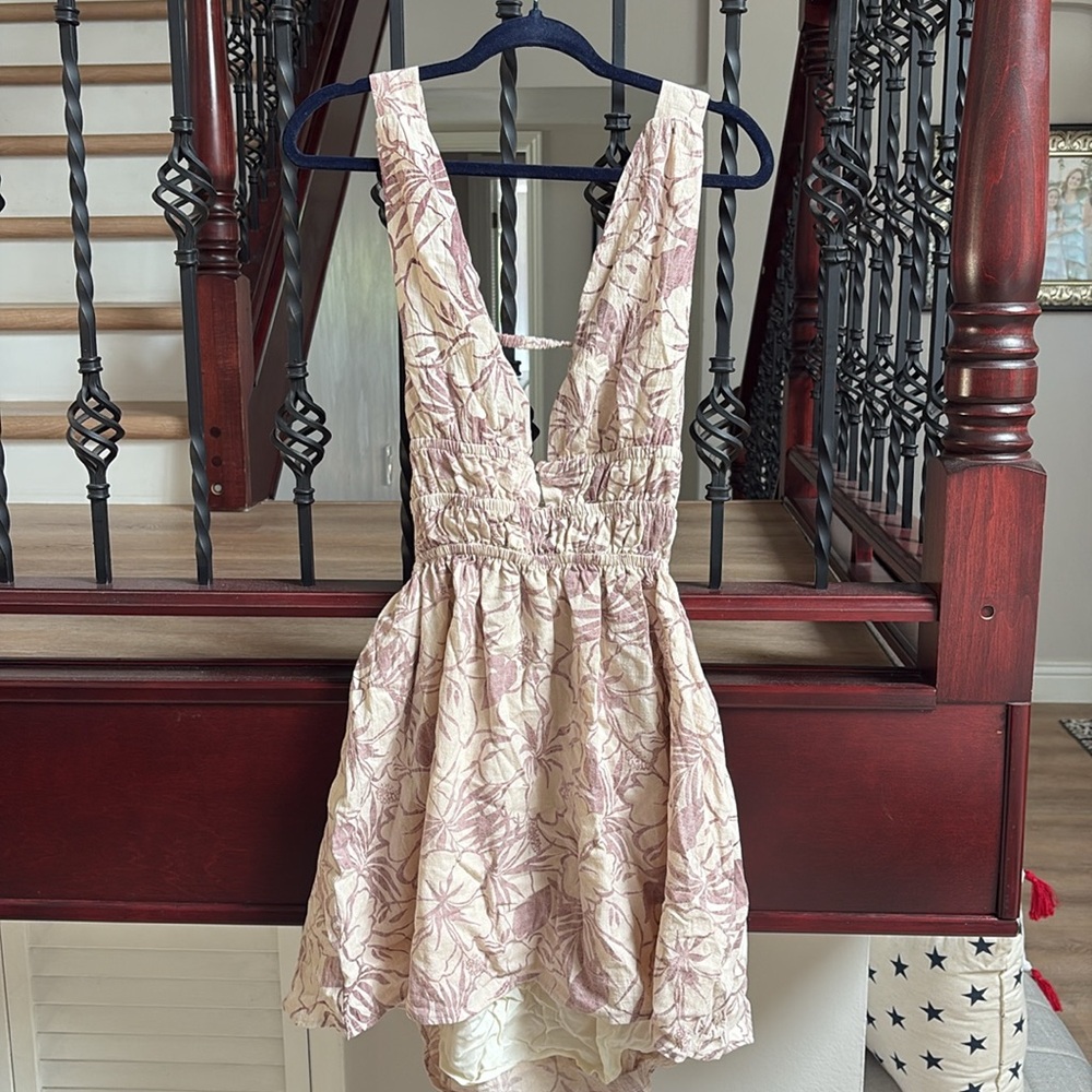 Mahina Pink Halter Sundress
